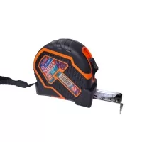 Рулетка измерительная 5 м * 25 мм, ТИП 110, обрезиненный ударопрочный пластик, "MAXIMUM" MX 13216